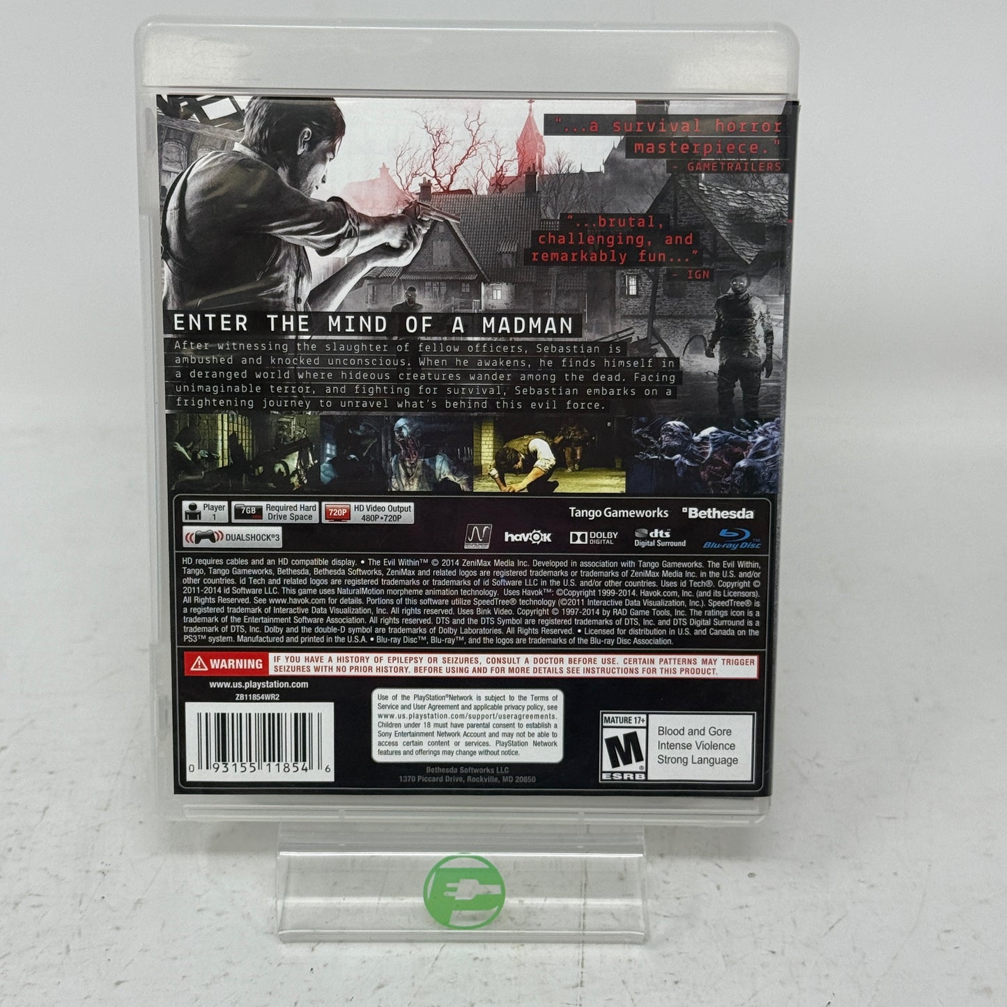 The Evil Within (Sony PlayStation 3 PS3, 2014)