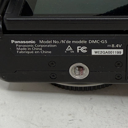 Panasonic Lumix DMC-G5 16.0MP Mirrorless Digital Camera Black