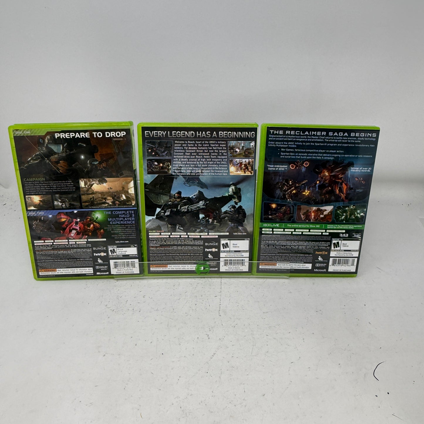 Lot of 3 Games Microsoft Xbox 360 