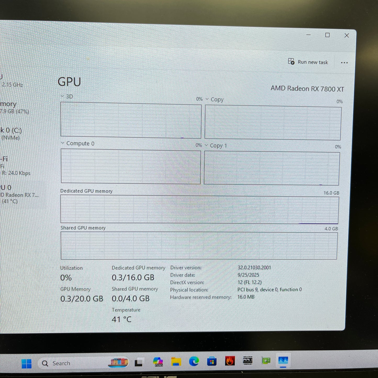 XFX Radeon RX 7800 XT Speedster QICK319 16GB GDDR6 Graphics Card RX-78TQIC