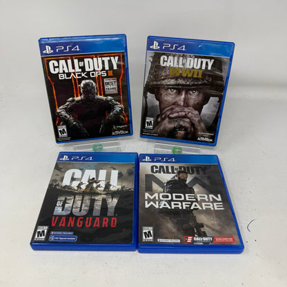 Lot of 4 Games Sony PlayStation 4 PS4 