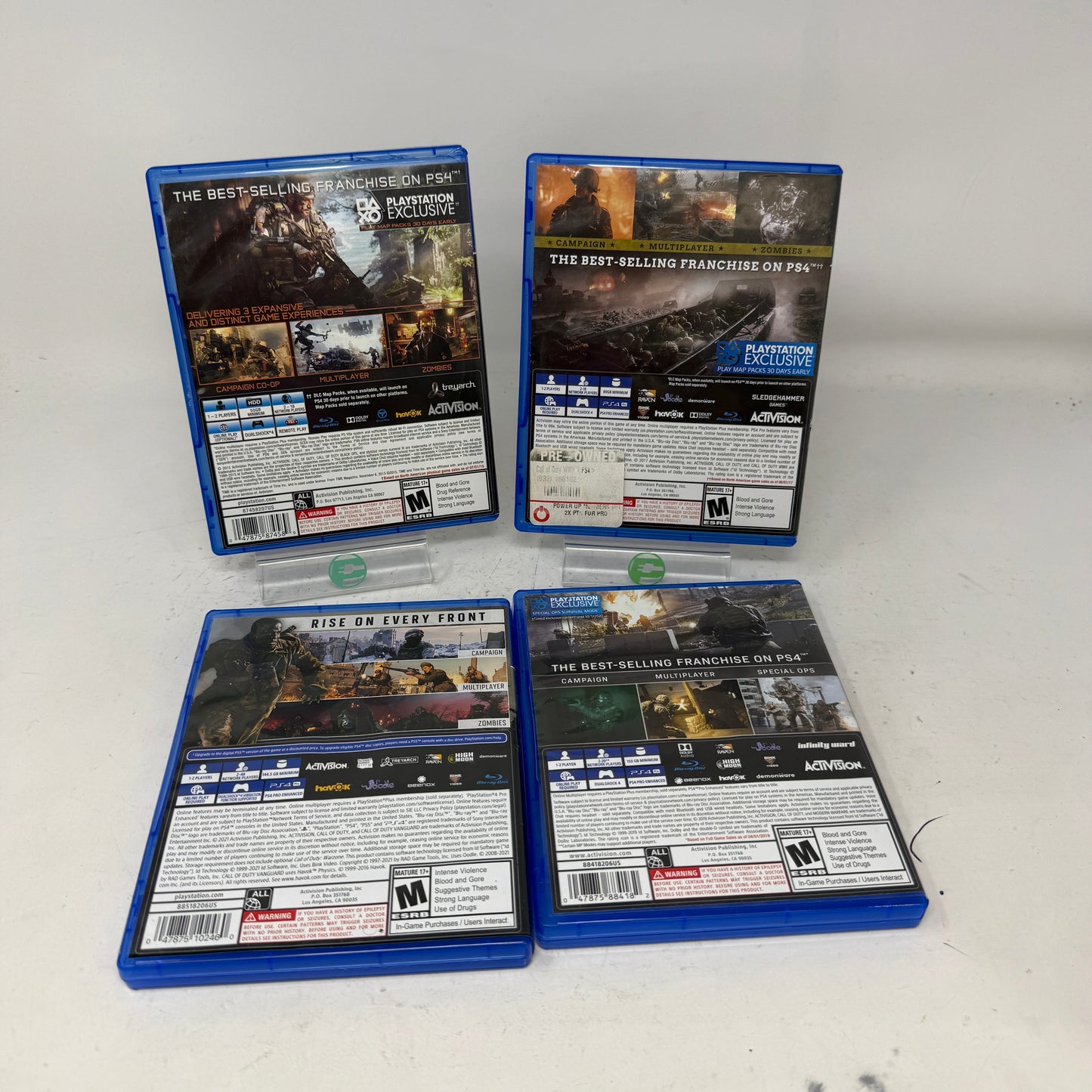 Lot of 4 Games Sony PlayStation 4 PS4 