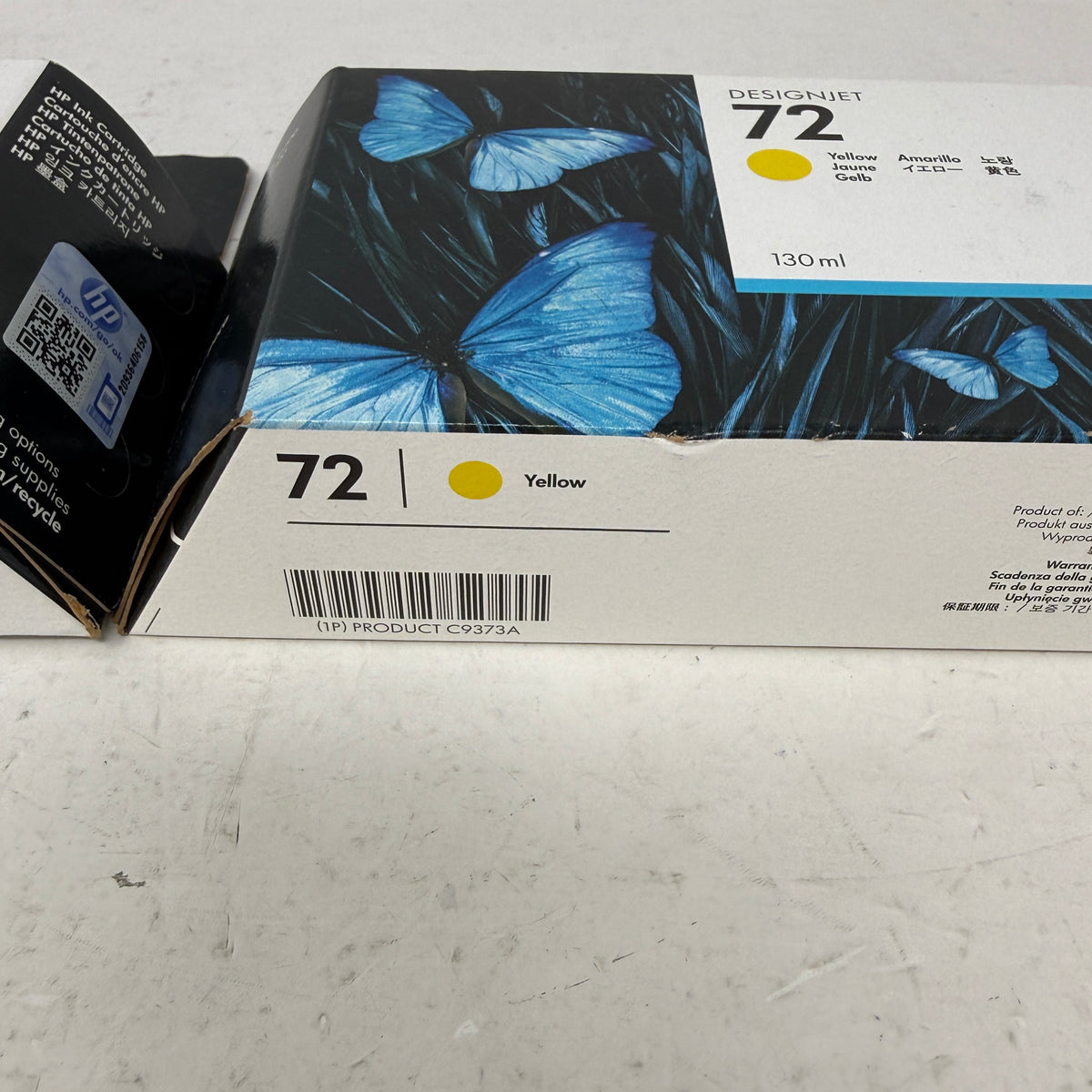  Lots Of 2 New HP 72 C9372A/C9373A Yellow/Magenta Ink Cartridge