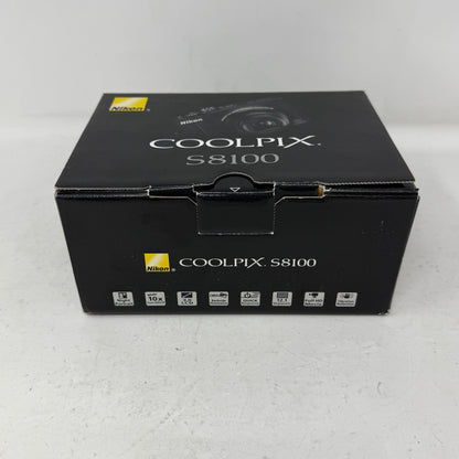 Nikon COOLPIX S8100 12.1MP Digital Camera Black 
