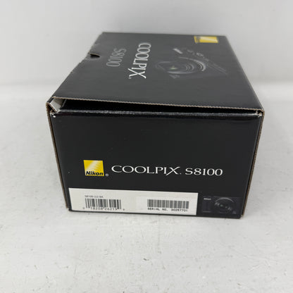 Nikon COOLPIX S8100 12.1MP Digital Camera Black 