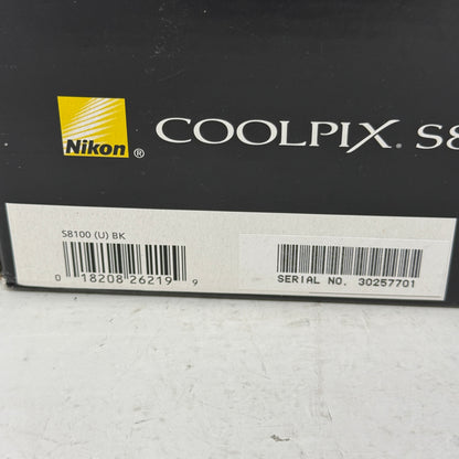 Nikon COOLPIX S8100 12.1MP Digital Camera Black 