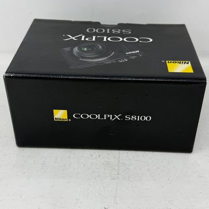 Nikon COOLPIX S8100 12.1MP Digital Camera Black 