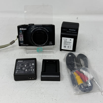 Nikon COOLPIX S8100 12.1MP Digital Camera Black 