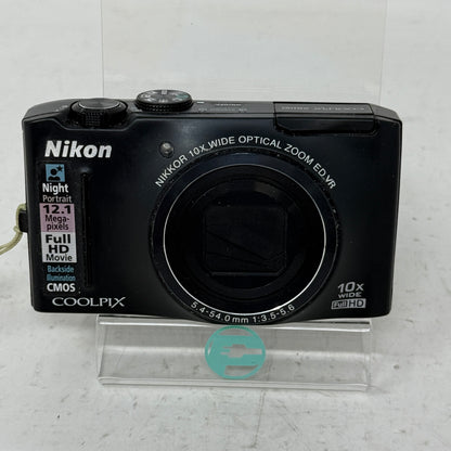 Nikon COOLPIX S8100 12.1MP Digital Camera Black 
