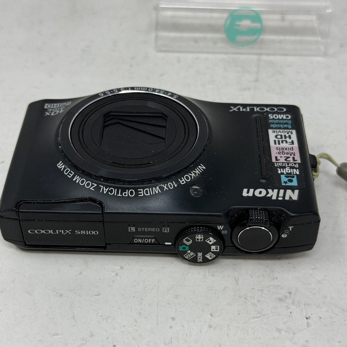 Nikon COOLPIX S8100 12.1MP Digital Camera Black 