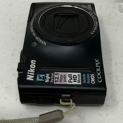 Nikon COOLPIX S8100 12.1MP Digital Camera Black 