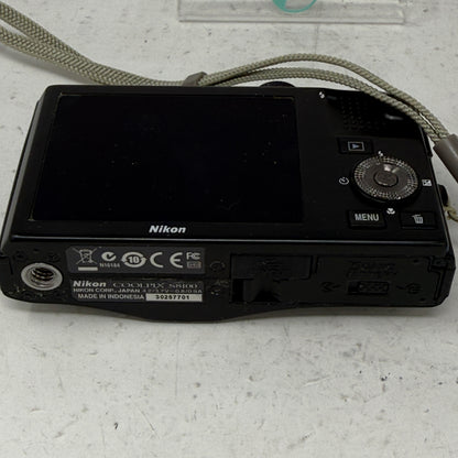Nikon COOLPIX S8100 12.1MP Digital Camera Black 