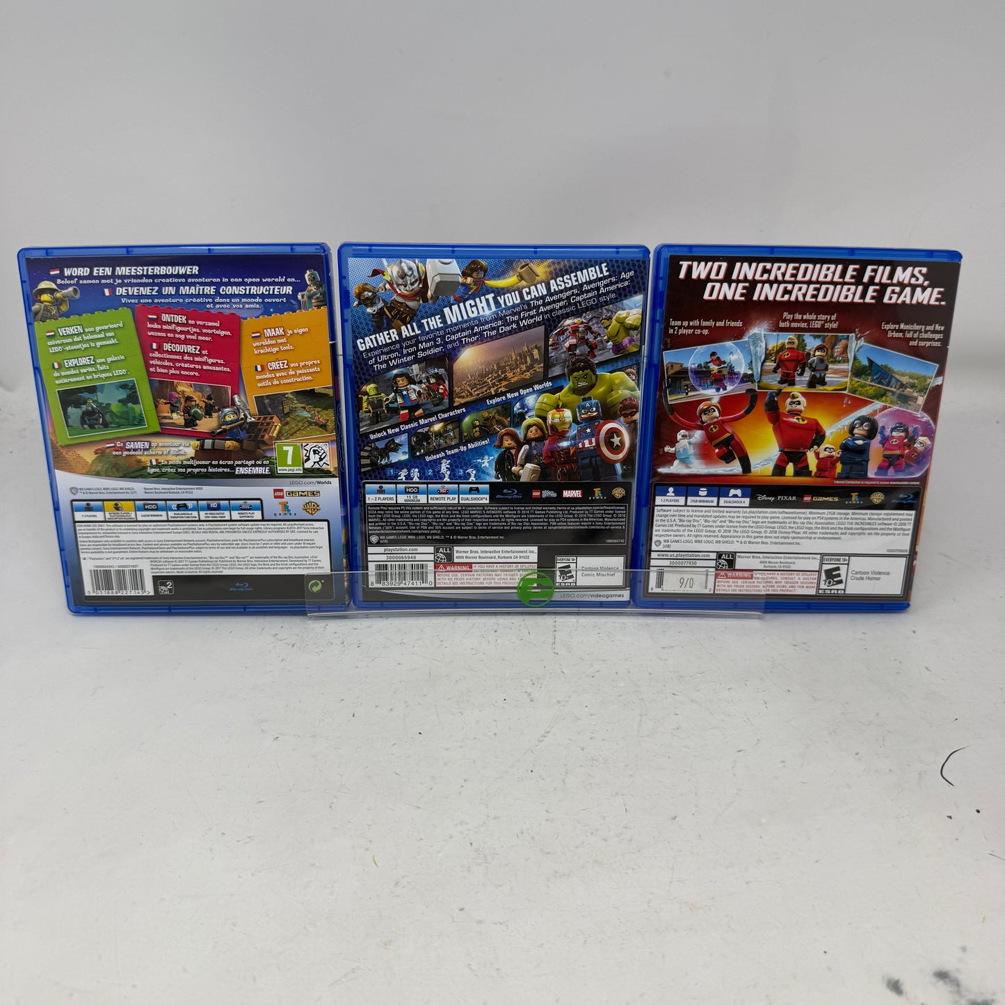 Lot of 3 Sony PlayStation 4 PS4 Games- Lego