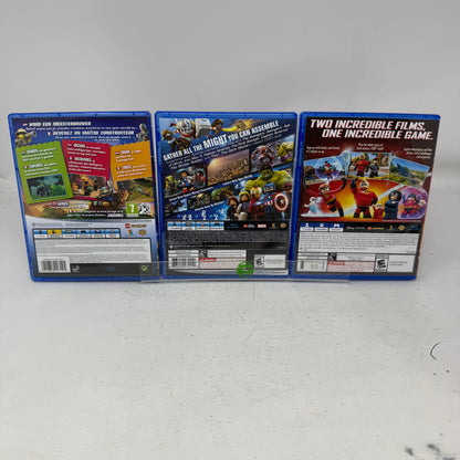 Lot of 3 Sony PlayStation 4 PS4 Games- Lego