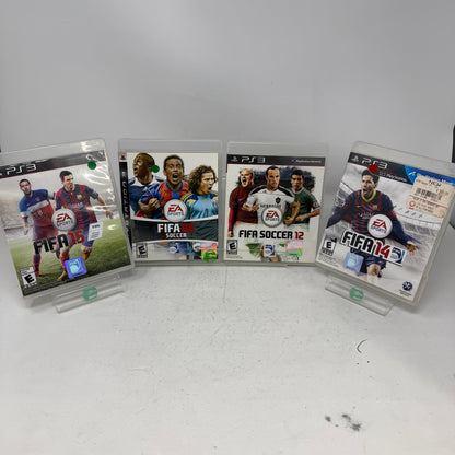 Lot of 4 Sony PlayStation 3 PS3 Games FIFA 8,12,14, & 15