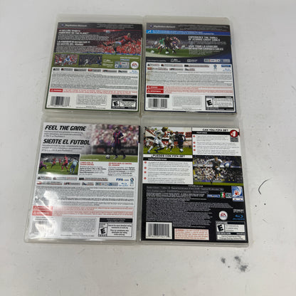Lot of 4 Sony PlayStation 3 PS3 Games FIFA 8,12,14, & 15