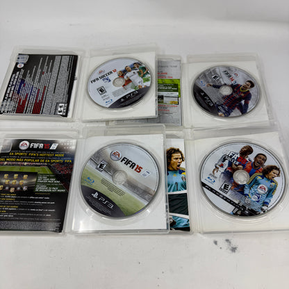 Lot of 4 Sony PlayStation 3 PS3 Games FIFA 8,12,14, & 15