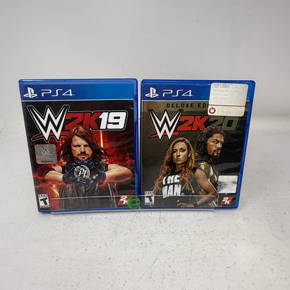 Lot of 2 Sony PlayStation 4 PS4 Games W2K19 & W2k20