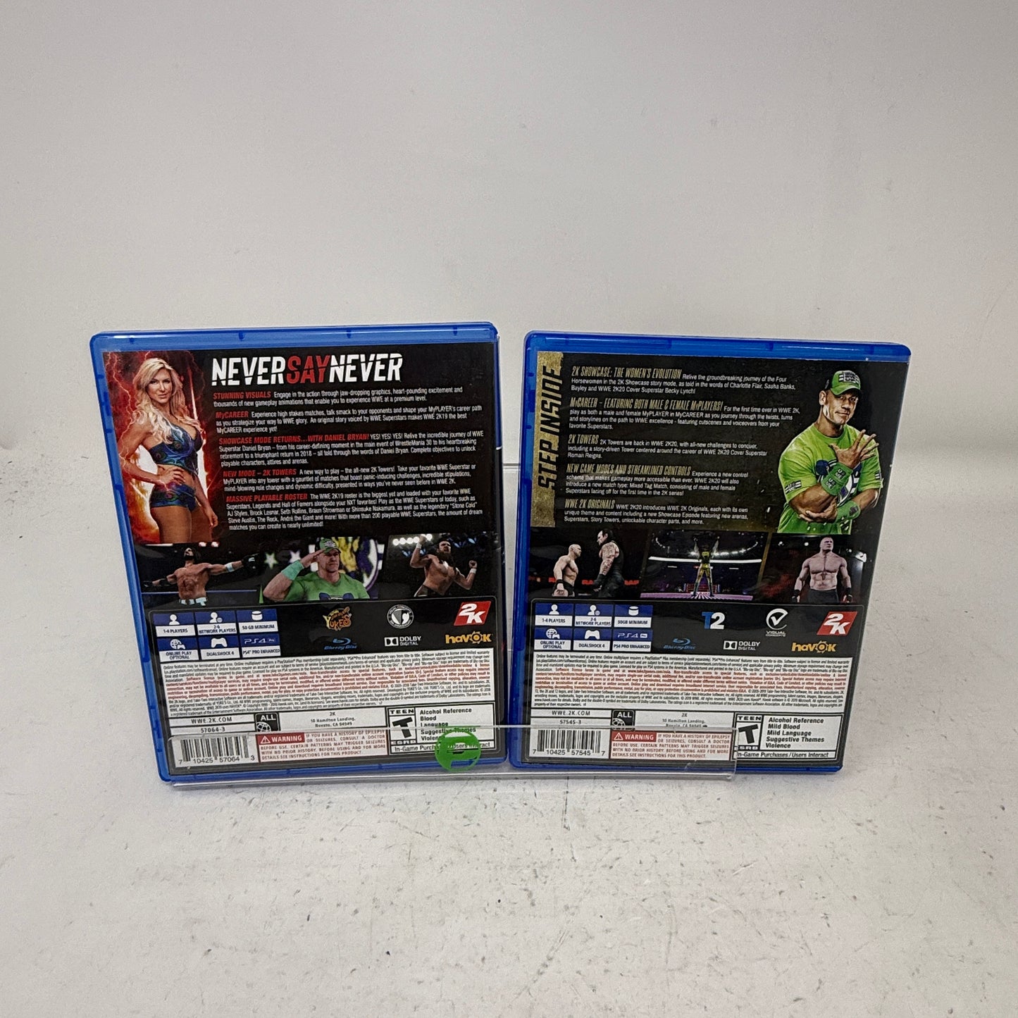 Lot of 2 Sony PlayStation 4 PS4 Games W2K19 & W2k20