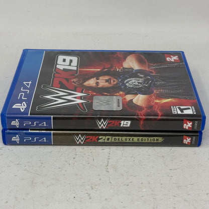 Lot of 2 Sony PlayStation 4 PS4 Games W2K19 & W2k20