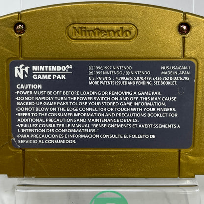 The Legend of Zelda Majora's Mask N64 Collector's Edition Gold Holographic
