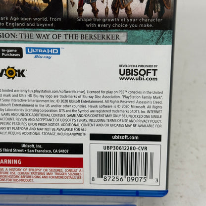 Assassin's Creed Valhalla (Sony PlayStation 5 PS5, 2020)