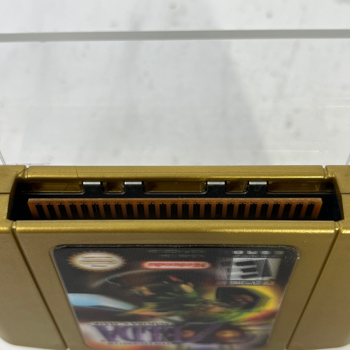The Legend of Zelda Majora's Mask N64 Collector's Edition Gold Holographic