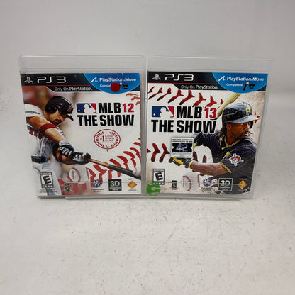 Lot of 2 Sony PlayStation 3 PS3 Games MLB The Show 12 & 13