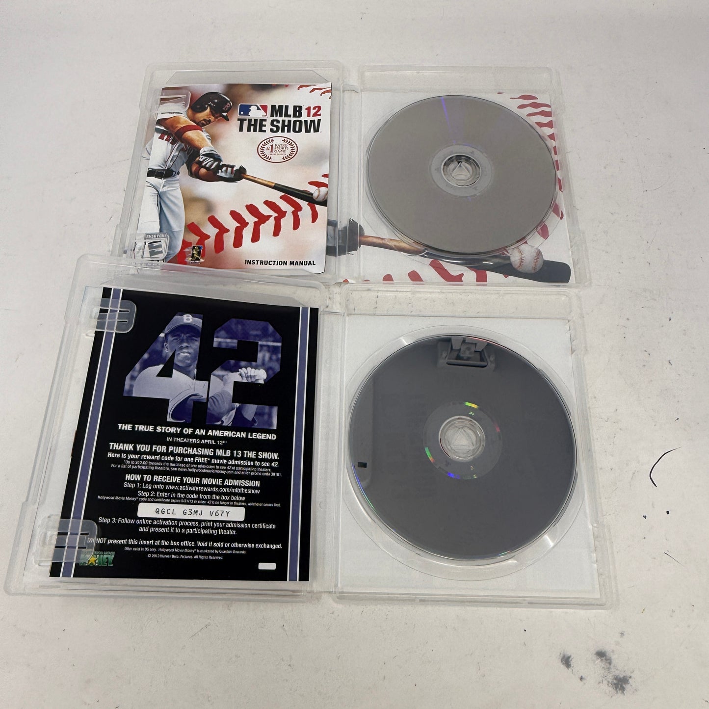 Lot of 2 Sony PlayStation 3 PS3 Games MLB The Show 12 & 13