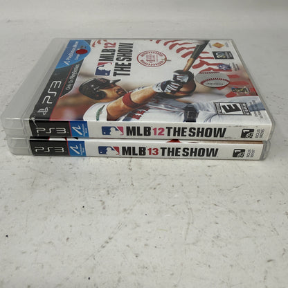 Lot of 2 Sony PlayStation 3 PS3 Games MLB The Show 12 & 13