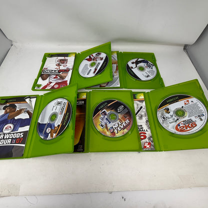 Original Xbox Sports Bundle 5 Games: NBA Live 04, MLB 2K6, NFL Fever 2004 Retro
