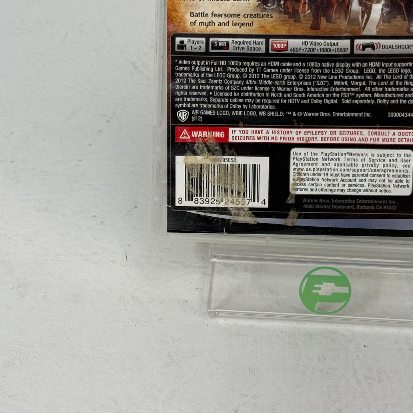 LEGO Lord Of The Rings (Sony PlayStation 3 PS3, 2012)