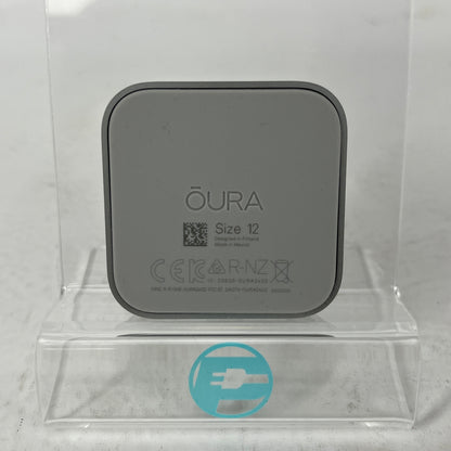 Oura Ring 4 Stealth Size 12 Smart Wearable Sleep Fitness & Heart Rate Tracker