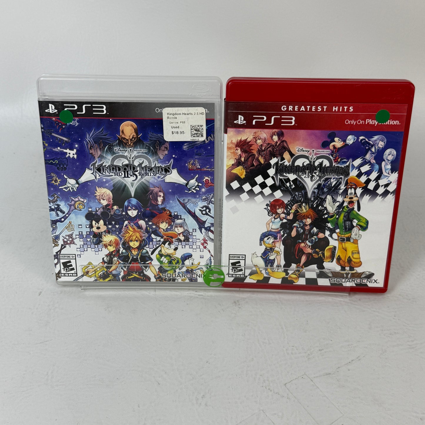 Sony PlayStation 3 PS3 Game Lot: Kingdom Hearts HD 1.5 ReMIX & 2.5 