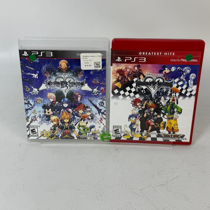 Sony PlayStation 3 PS3 Game Lot: Kingdom Hearts HD 1.5 ReMIX & 2.5 