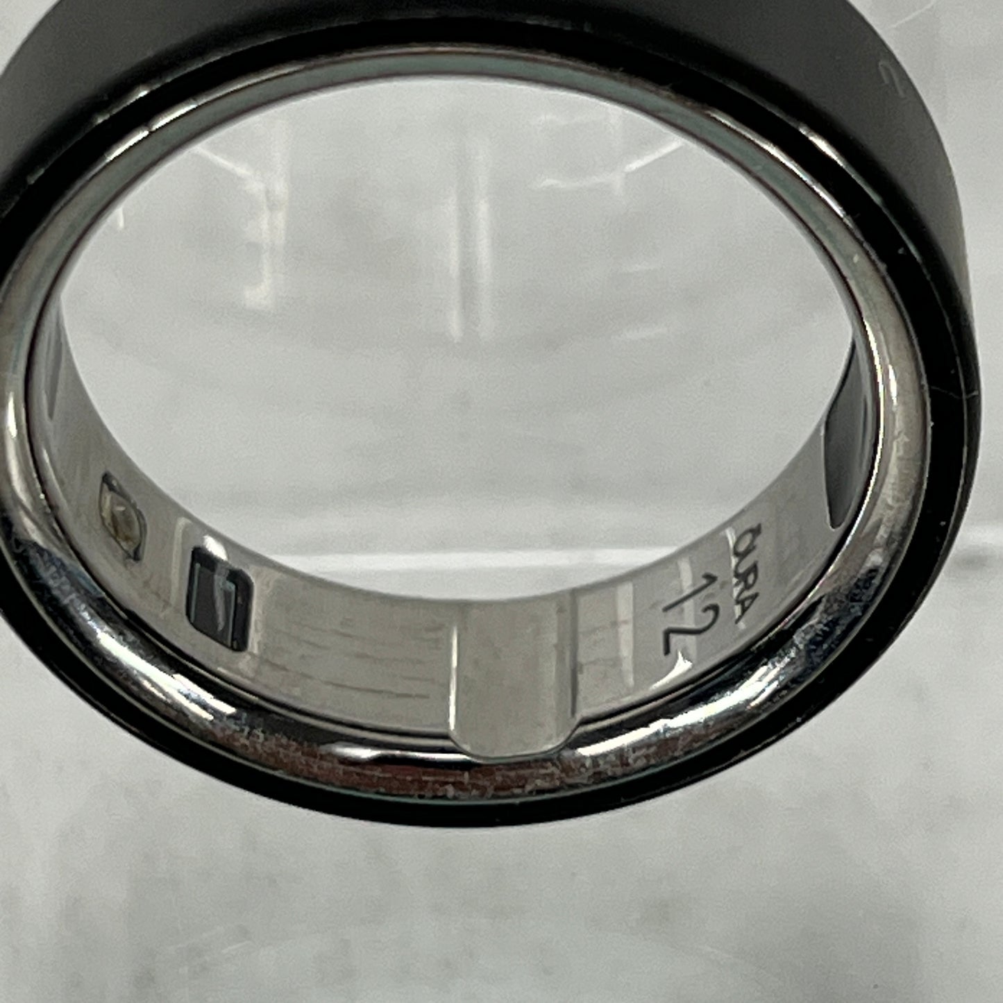 Oura Ring 4 Stealth Size 12 Smart Wearable Sleep Fitness & Heart Rate Tracker