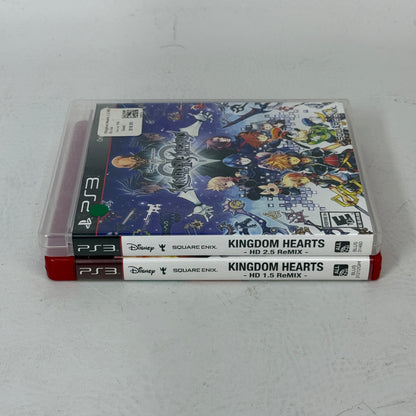 Sony PlayStation 3 PS3 Game Lot: Kingdom Hearts HD 1.5 ReMIX & 2.5 