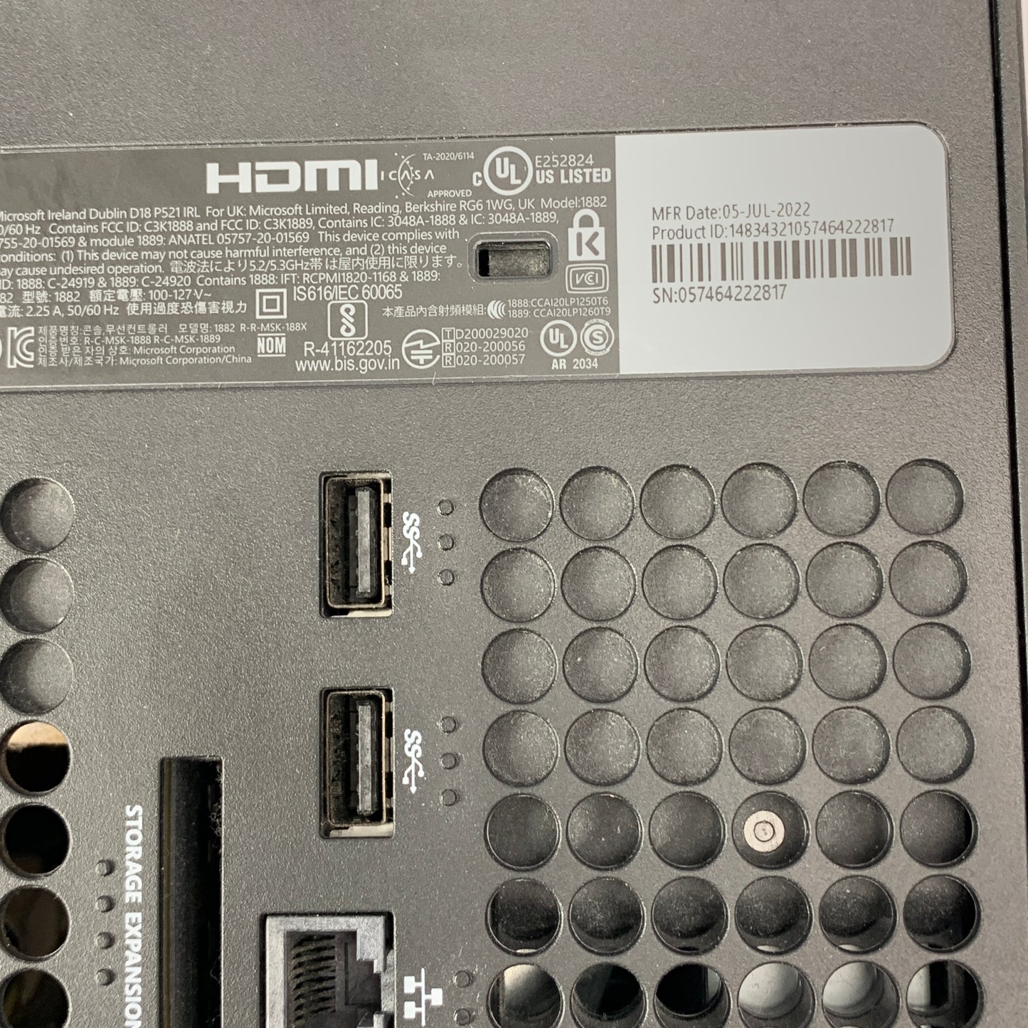 Microsoft Xbox Series X 1TB Console Gaming System Carbon Black 1882