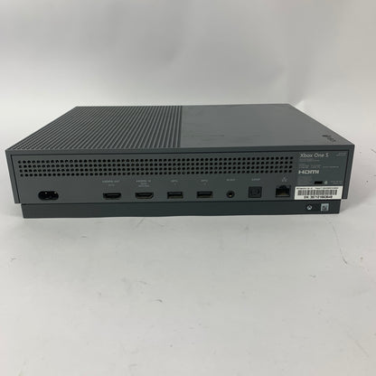 Microsoft Xbox One S 500GB Console Gaming System Only Storm Grey 1681