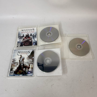 Assassin's Creed Trilogy PS3 Lot - II, Brotherhood, III - PlayStation 3 Games