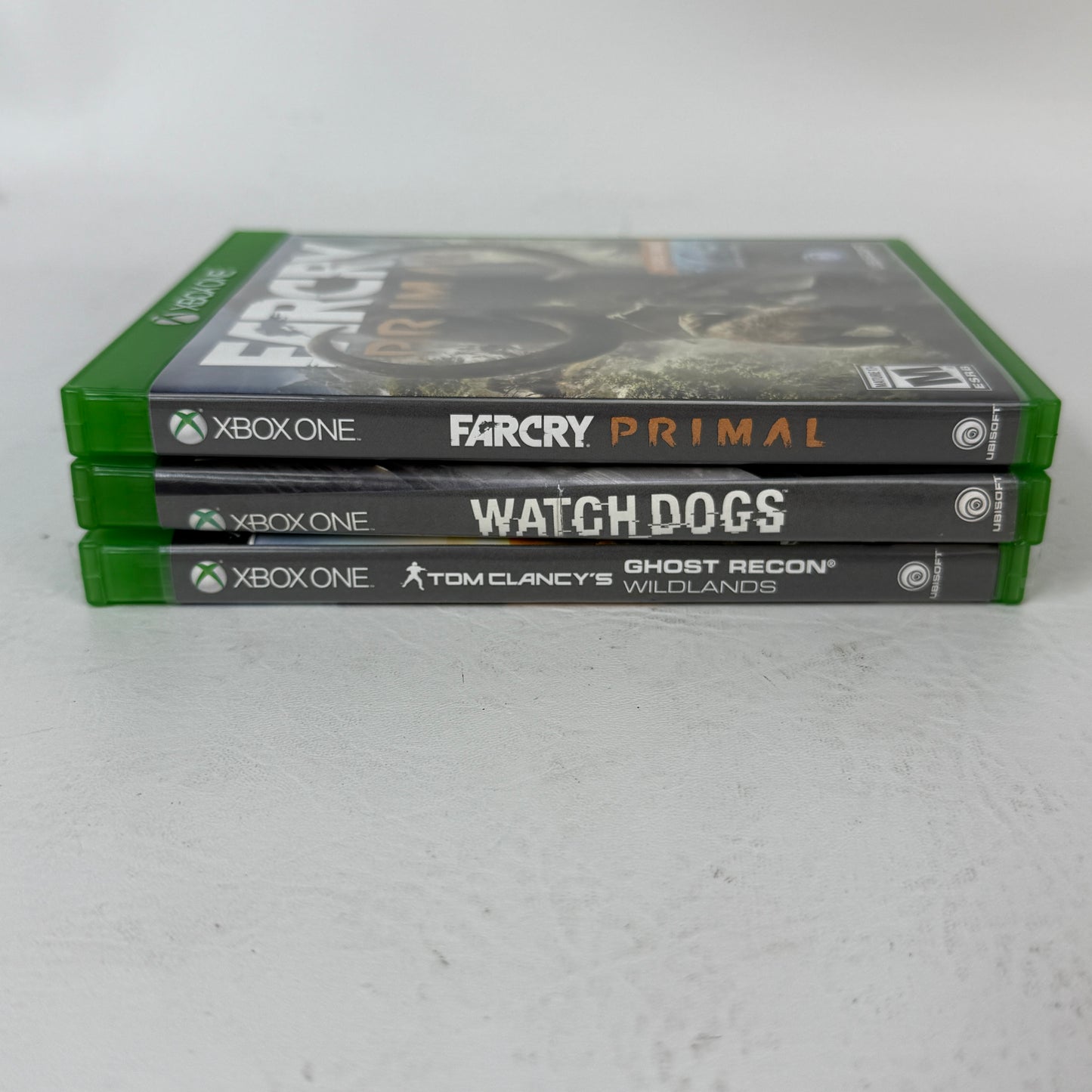 Ghost Recon Wildlands Far Cry Primal Watch Dogs Xbox One 3-Game Lot CIB Tested