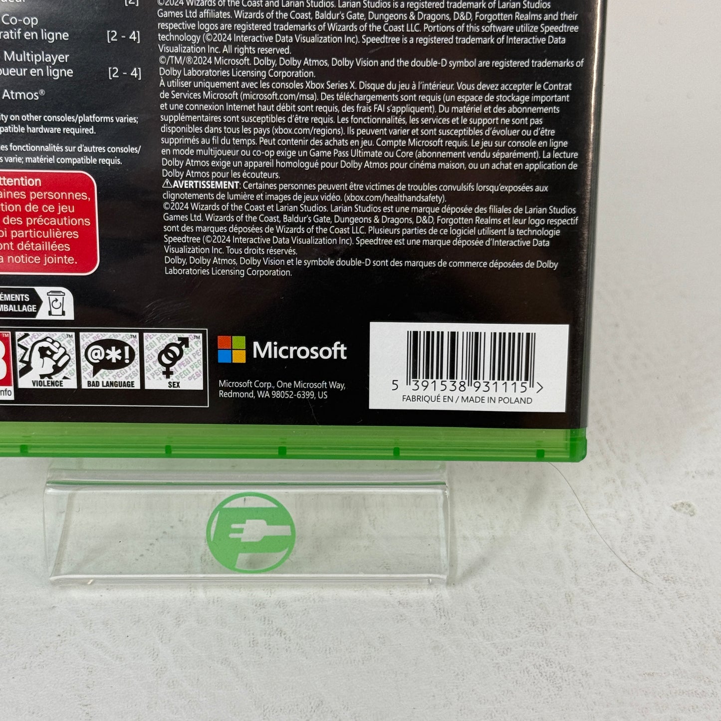 Baldur's Gate III Deluxe Edition (Microsoft Xbox Series X, 2023)