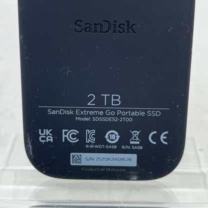 SanDisk Extreme Go 2TB Portable SSD External Solid State Drive SDSSDE52-2T00 USB