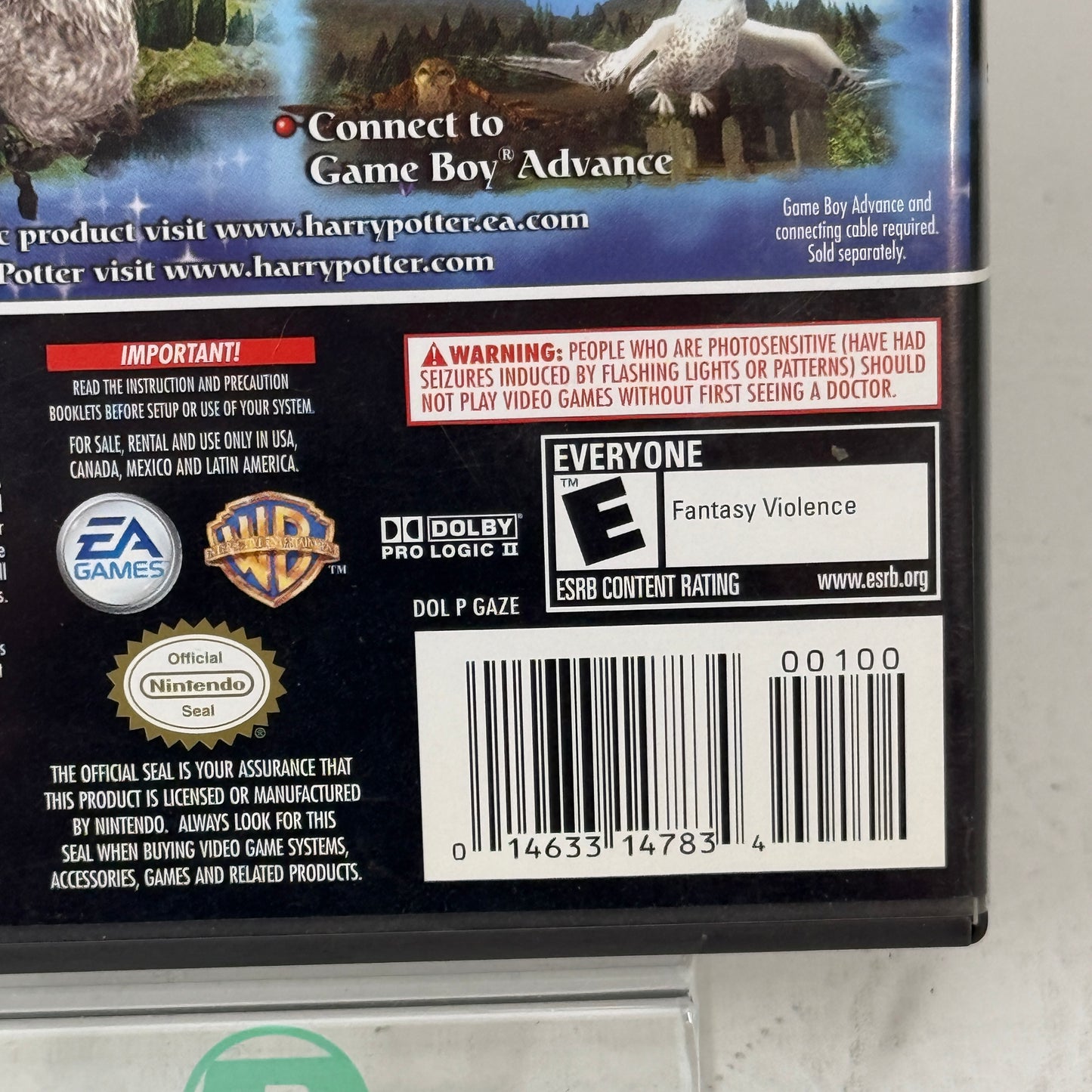 Harry Potter Prisoner of Azkaban (Nintendo GameCube, 2004)