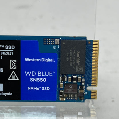 WD Blue SN550 500GB NVMe M.2 2280 SSD WDS500G2B0C-00PXH0 