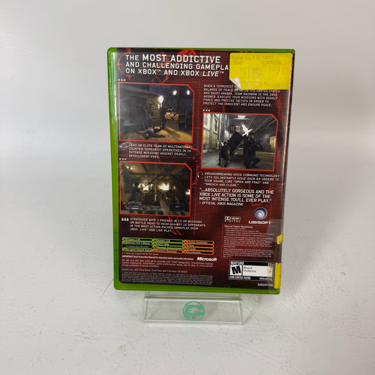 Rainbow Six 3 (Microsoft Xbox, 2003)