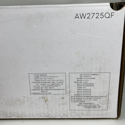 New Alienware AW2725QF 27" Fast IPS 4K 180Hz FHD 360Hz Gaming Monitor