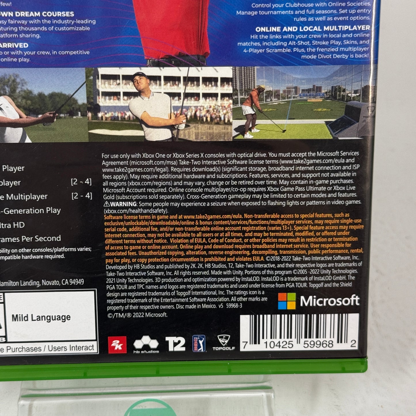 PGA Tour 2K23 (Microsoft Xbox One, 2022)