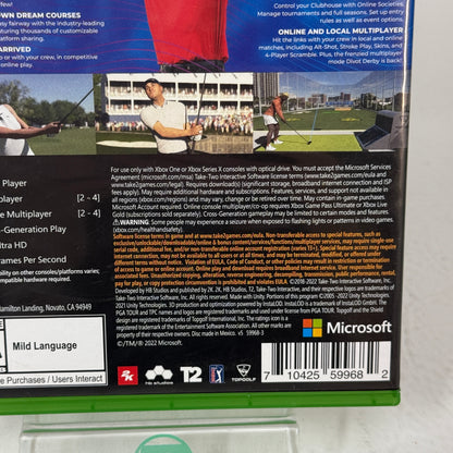 PGA Tour 2K23 (Microsoft Xbox One, 2022)