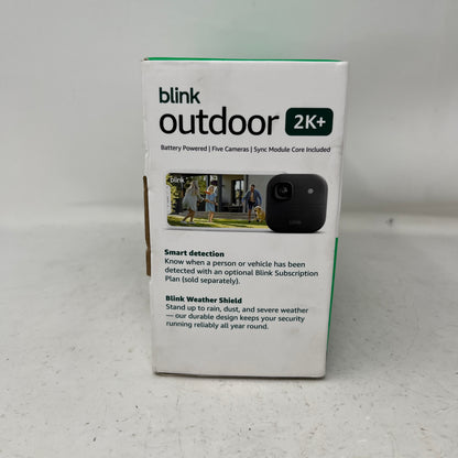 New Blink Outdoor 2K+ 5-Camera Wireless Battery Powered System B0F95XVBFS